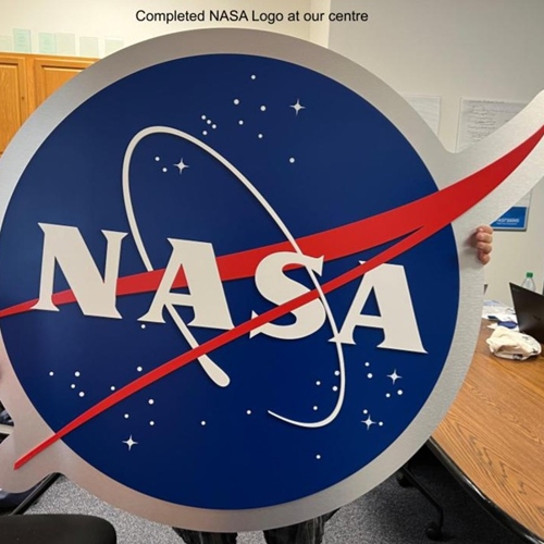 Custom Logo Fabrication - NASA Project